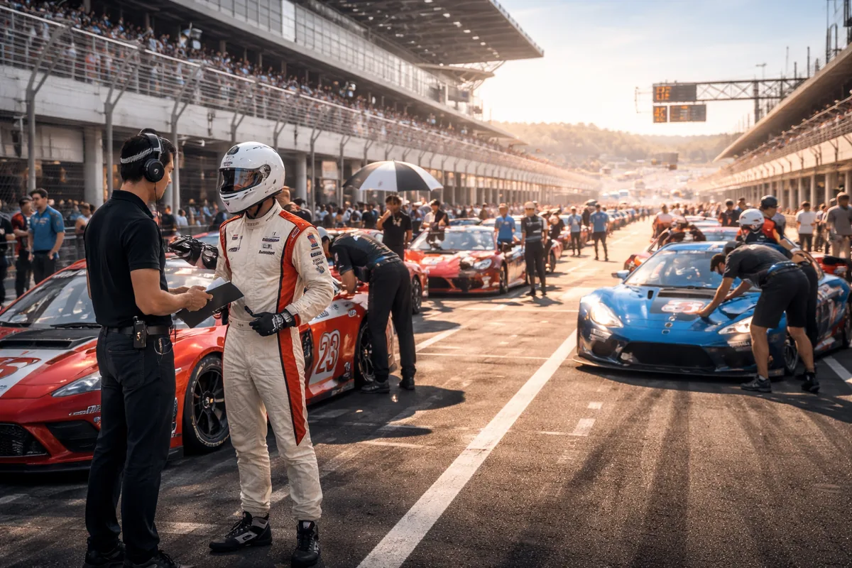 Comment s'organise une compétition automobile pour les participants