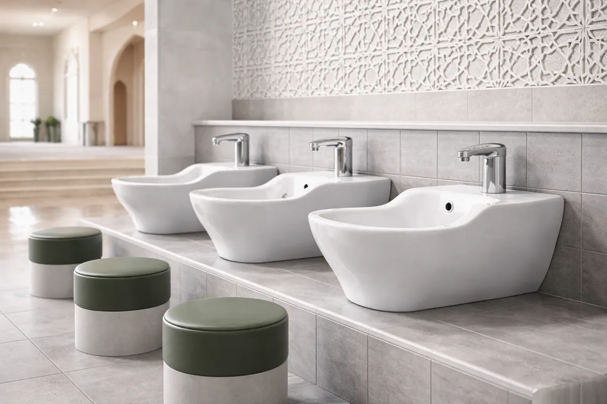 Comment choisir un lavabo d'ablutions en céramique antibactérienne pour mosquées