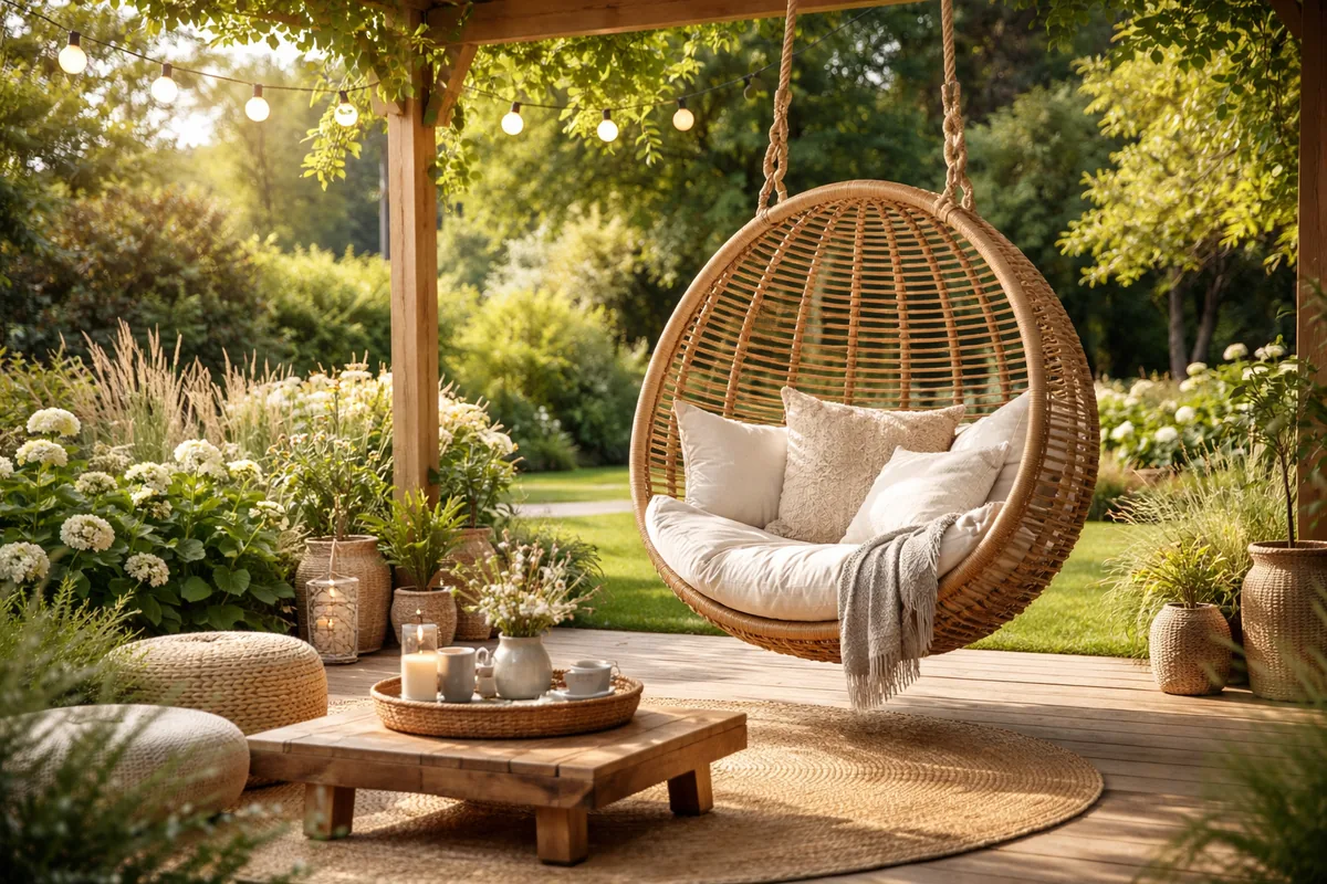 Quels sont les avantages d'un mobilier suspendu pour la détente dans le jardin